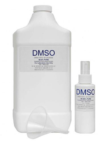 PHARMACEUTICAL GRADE DMSO 4 OZ SPRAY BOTTLE KIT WITH ONE GALLON REFILL BOTTLE