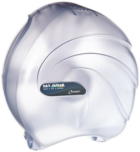 San Jamar R2090 Oceans Single 9&#034; Jumbo Bath Tissue Dispenser, 10-1/4&#034; Width x