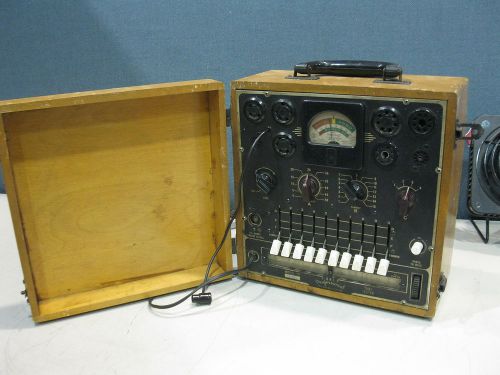 VINTAGE NRI MODEL 70 TUBE TESTER #1257