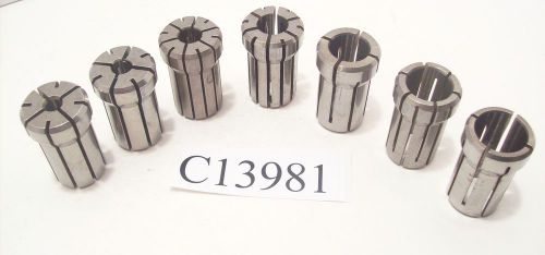 CLEAN DA180 7 PC SET 1/4, 5/16, 3/8, 1/2, 5/8, 11/16, &amp; 3/4&#034; DIA. DA180 C13981