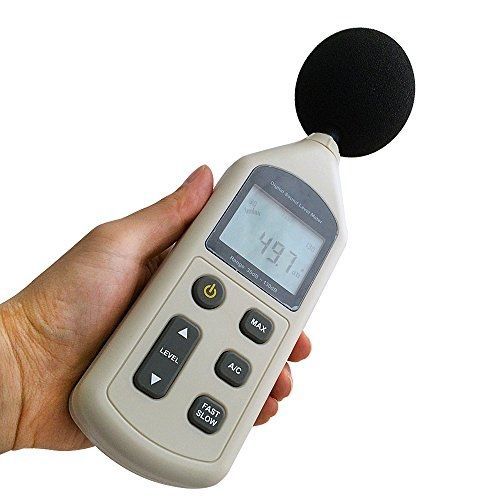 Foneso Digital Sound Level Meter 30 ~ 130 dB Decibel Noise Measurement Tester