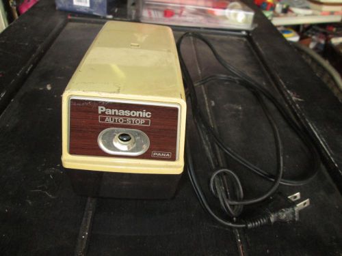 PANASONIC ELECTRONIC PENCIL SHARPENER AUTO STOP PANA MODEL NO. KP-100 N