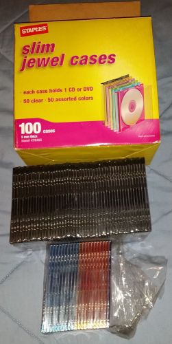 Staples Slim Jewel Cases (x73)