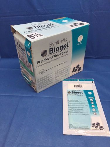 Biogel PI Indicator Surgical Underglove, 33 Pairs, Size 8