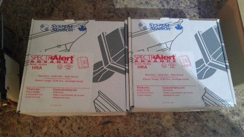 NEW Spectralert HRA Red Horn 12/24VDC Lot of 2