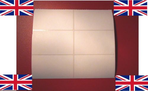 30 address labels blank self adhesive  6 per sheet 82mm x 49mm 3.2/8&#034; x 1.7/8&#034; for sale