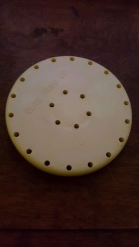 Round Magnetic Dental Laboratory Bur Block Holder Station Plastic Holds 24