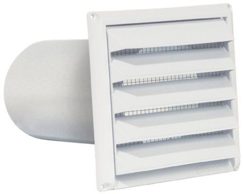 Imperial manufacturing pat-6w 6-inch premium intake hood, white for sale