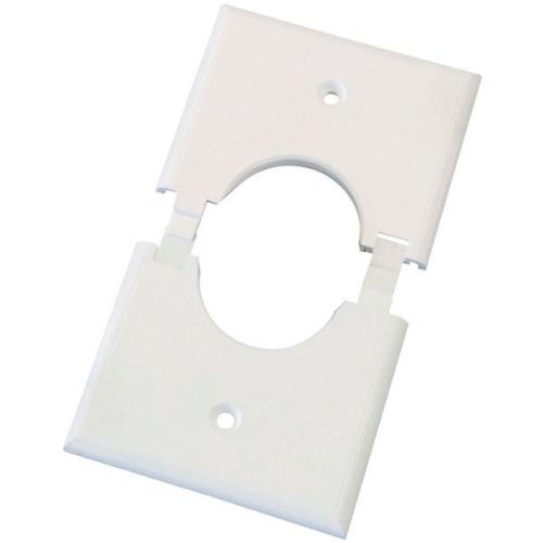 Midlite 1GSPWH Single-Gang Splitport Plus Wall Plate - White