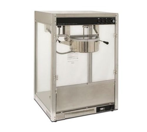 Benchmark USA 11147 Silver Screen Popcorn Machine 14 oz. popper 297 qt. per hour