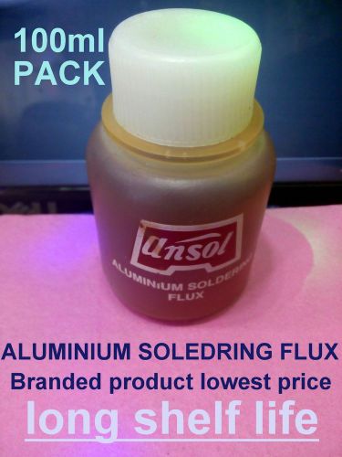 2x 100ml flux  for soldering of aluminum, stainless steel, nickel, copper. 100ml for sale