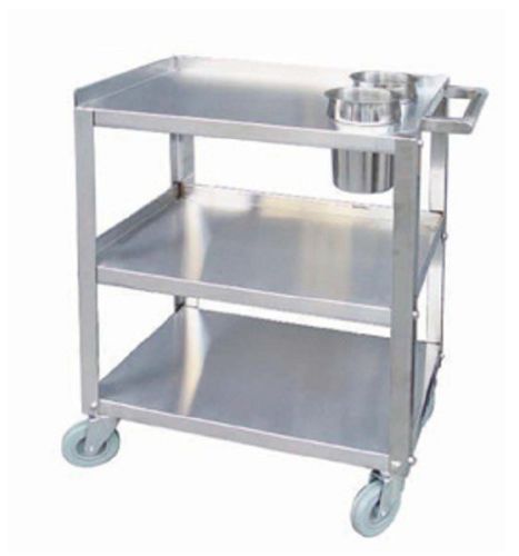 16&#034; x 24&#034; STAINLESS STEEL PUSH CART