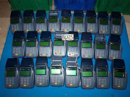 Lot 25pcs Verifone VX510 Omni 5150 Credit Card Terminal w/ Missing Cover 9VDC,4A