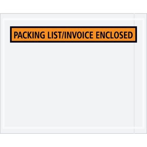 Aviditi pl462 envelope &#034;packing list/invoice enclosed&#034;, 4-1/2&#034; length x 5-1/2&#034; for sale