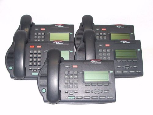 Nortel M3903 Phones Charcoal NTMN33 (Lot of 5)