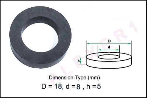 8x  Large Toroid Ring Ferrite Cores 18 x 8 x 5mm