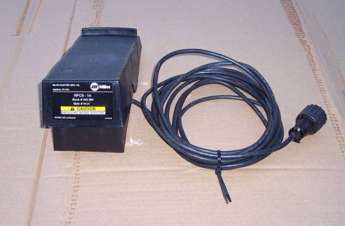 (New)  Miller  RFCS-14  foot control for Tig Welder stock no. 043 554 ,  KK-24