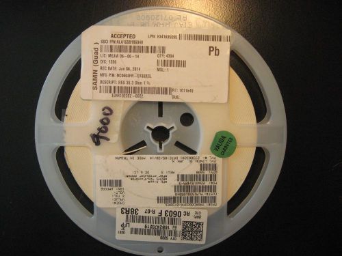 Reel of PCB Components MFG No: Rc0603fr-0738r3l Qty on Reel: 4000