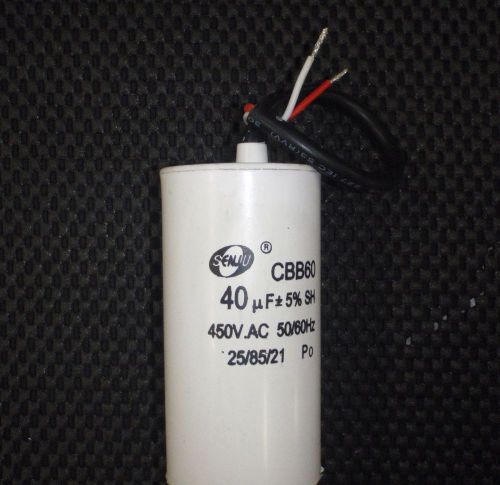 CAPACITOR CBB60 450VAC 40uF HVAC 40 MFD AC APPLIANCE Motor START / RUN WW