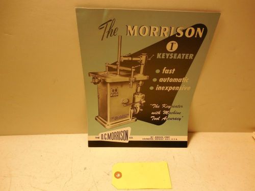 The morrison 1&#034; keyseater catalog no. 714-c. d11 for sale