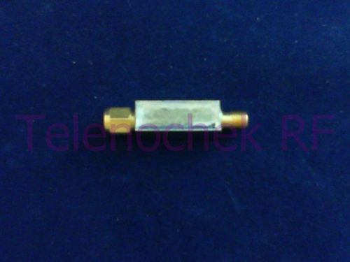 RF microwave low pass filter 2150 MHz CF/ 2925 MHz 30dB reject/   1 Watt / data