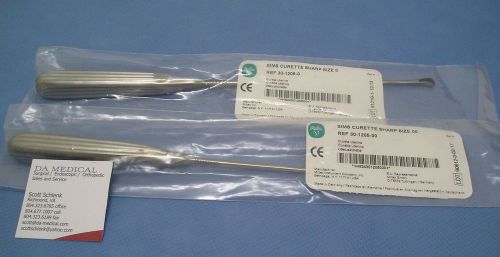 Miltex SIMS Curette Set 30-1205-00 30-1205-0, Size 00 + 0, German, New