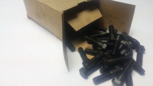97 hex head 3/8-16 x 1-1/2&#034; grade 5 bolts hex cap screws plain black (r2) for sale