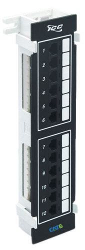 ICC Patch Panel Vertical Cat 6 12 Port ICMPP12V60