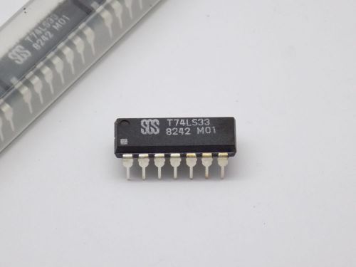 10x sgs t74ls33b1 ls series quad 2-input nor buffer dip-14 for sale