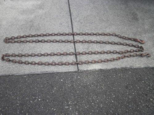 20&#039; Logging Tow Chain &amp; Hooks / Vintage