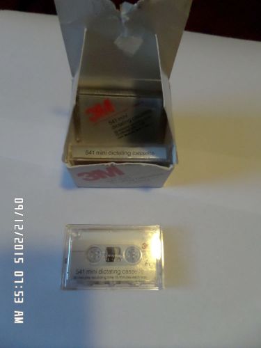 3m 541 mini dictating cassettes set of 3 for sale