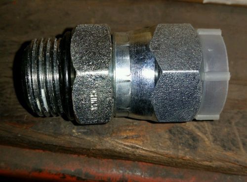 Hydraulic Fitting Swivel Straight Thread 3/4&#034; x 1-1/16, 6402-12-12,