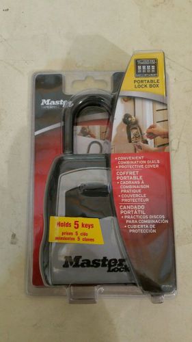 Master Lock Portable Lock Box - Holds 5 Keys *NEW* SEALED* 5400D