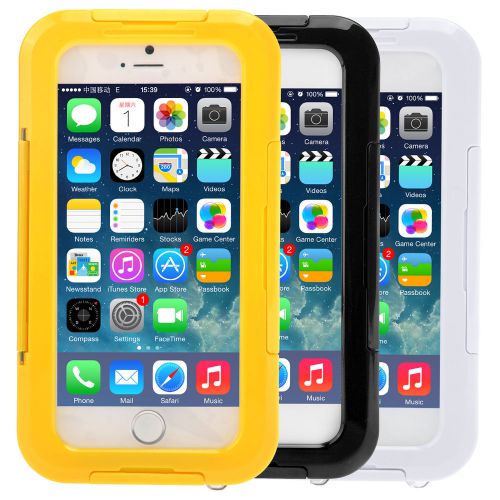 Water, dirt, crash proof cover case with stand function for iphone6 4.7-white for sale