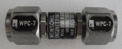 Weinschel Engineering Model 17 APC-7 6dB Attenuator