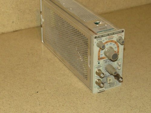 TEKTRONIX PG502 PG 502 PULSE GENERATOR PLUG IN (T1)