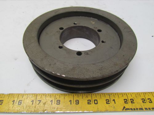 T.B. Wood&#039;s 7.0x2B-SK 2 groove pulley sheave QD bore SK bushing 7.37&#034; O.D.