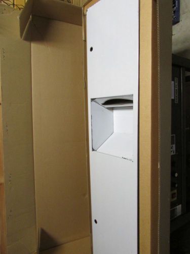 Asi paper towel dispenser/disposal waste receptacle recessed mfg # 64676 for sale