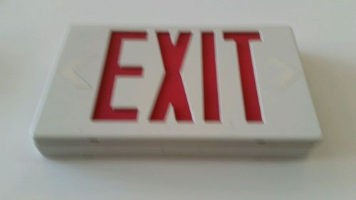 EMERGENCY LIGHTING &amp; POWER EQUIPMENT EXIT Sign EZXTELU2RWEM NEW - FREE SHIPPING