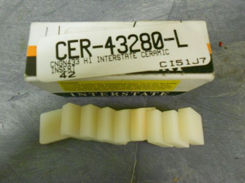 Interstate CER-43280-L CNGN433 H1 Ceramic Inserts