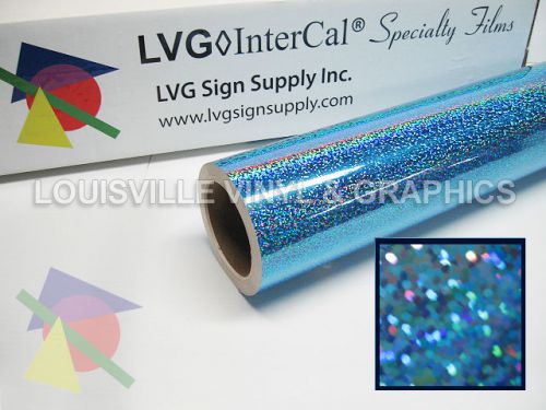 24&#034; X 5 yds - Sky Blue Metal Flake -*LVG InterCal*- Sign &amp; Graphic Vinyl Film