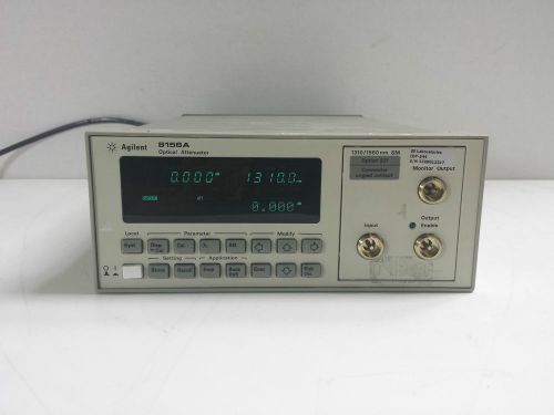 HP Agilent 8156A Optical Attenuator 1310/1550nm SM, opt 221