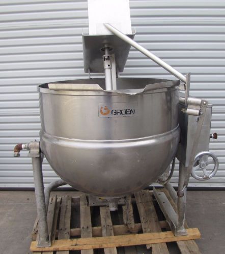 GROEN D/INA/2-80 STEAM KETTLE W/ AGITATION MIXER (#1222)