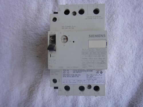 Siemens Starter Motor Protector         3VU1600-1MG00