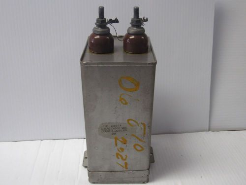 CORNELL DUBILIER CAPACITOR TJU 40040A TJU40040A 4 MFD 4000VDC - USED