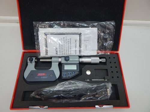 SPI 13-518-GC Electronic Screw Thread Micrometer  without anvils 0-1&#034;