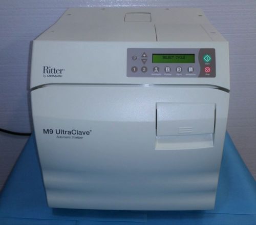 Midmark Ritter M9 Ultraclave Autoclave Sterilizer Automatic ONLY 121 Cycles !!!