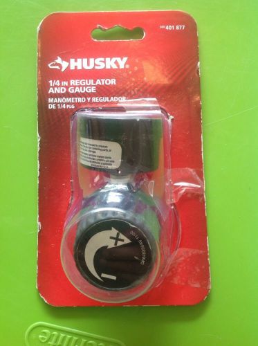 HUSKY 1/4 in. Regulator and Gauge 401 877