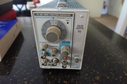 TEKTRONIX FG 502 Function Generator Plug-in