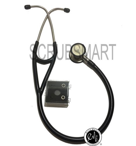 NEW BLACK ESC222 Cardiology Stethoscope Medical Professionals Nurses &amp; Students